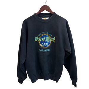 Vintage Hard Rock Cafe San Antonio Embroidered Crewneck Sweatshirt Men’s Medium